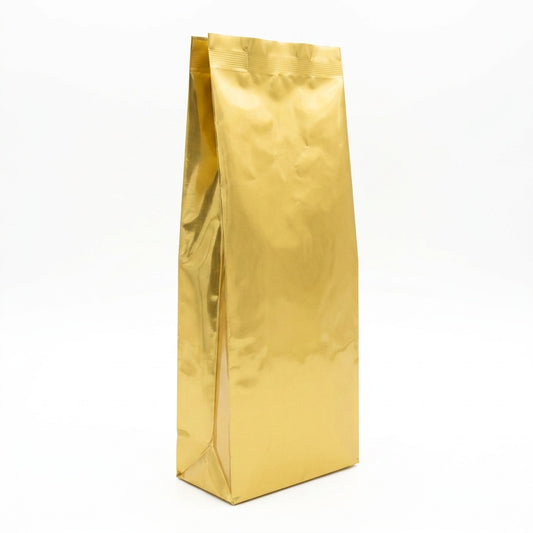 Blockbodenbeutel OPP gold-glänzend