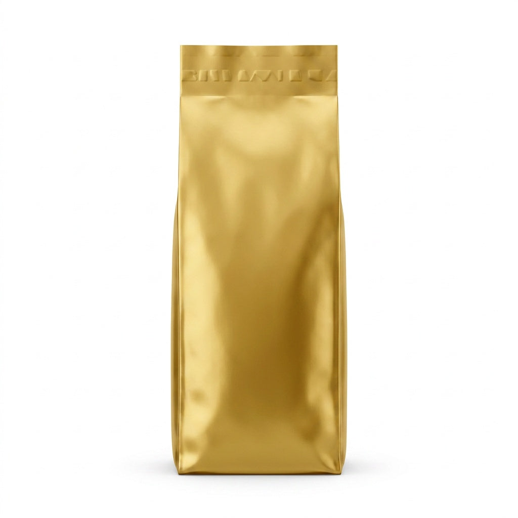 Blockbodenbeutel OPP gold-glänzend
