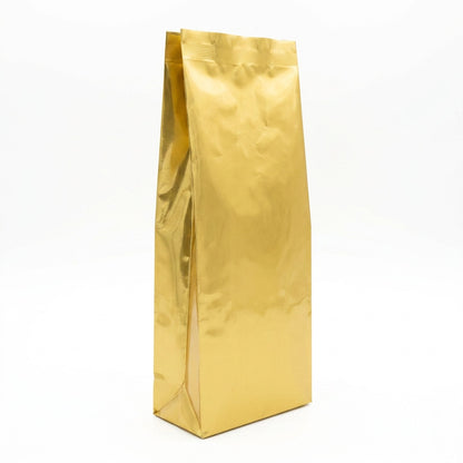 Blockbodenbeutel OPP gold-glänzend