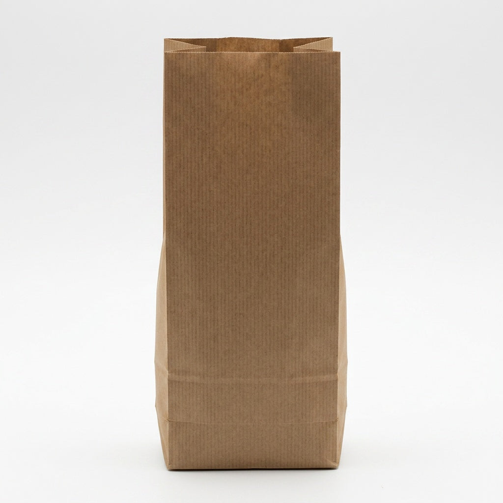 Blockbodenbeutel Kraftpapier braun