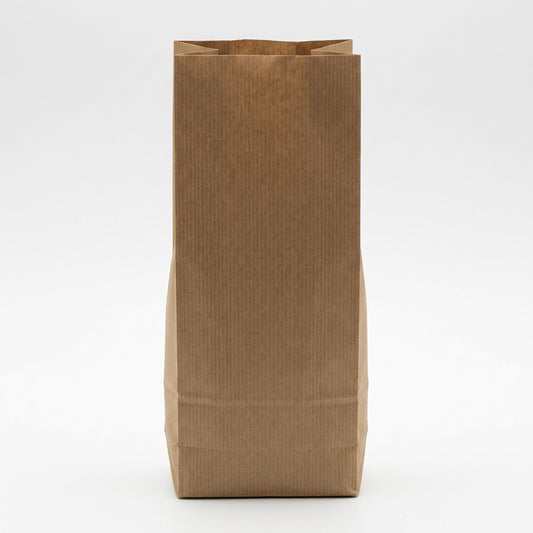 Blockbodenbeutel Kraftpapier braun