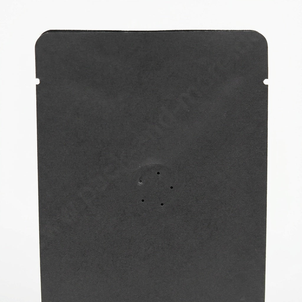 Flachbodenbeutel kraftschwarz Ventil