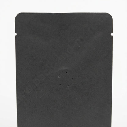 Flachbodenbeutel kraftschwarz Ventil