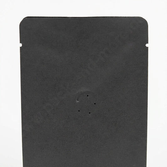 Flachbodenbeutel kraftschwarz Ventil