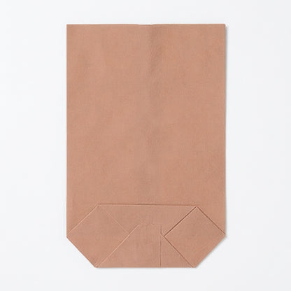 Kreuzbodenbeutel Kraftpapier braun 2-lagig