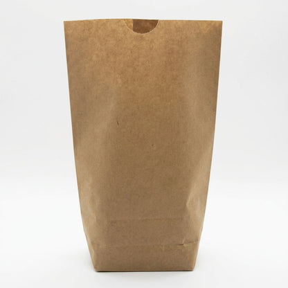 Kreuzbodenbeutel Kraftpapier braun 1-lagig