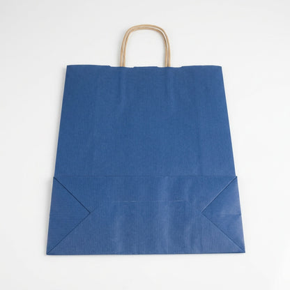 Tragetaschen blau Papierkordel