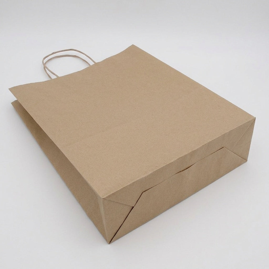 Tragetaschen braun Papierkordel