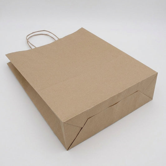 Tragetaschen braun Papierkordel