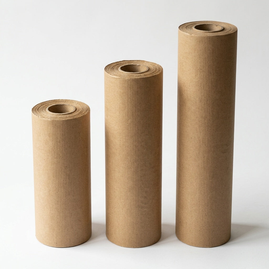 Packpapier Rolle braun gerippt 70 g