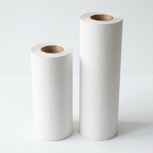 Packpapier Rolle weiß gerippt 70 g
