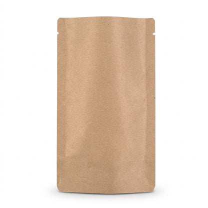 Standbodenbeutel Mono-Papier braun