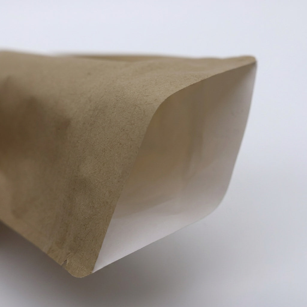 Standbodenbeutel Mono-Papier braun