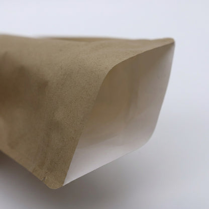 Standbodenbeutel Mono-Papier braun