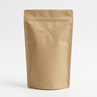 Standbodenbeutel kraftbraun Aromaventil