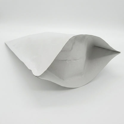 Standbodenbeutel kraftweiß Fenster