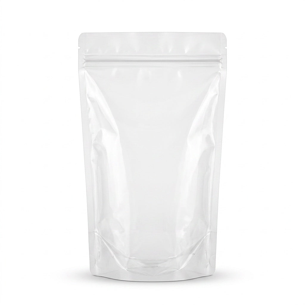 Standbodenbeutel transparent recyclebar